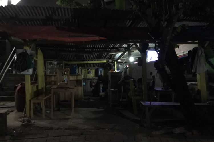 Warung milik Amir yang disebut Kabid Humas Polda Metro Jaya, Kombes Yusri Yunus mengenal editor Metro TV, Yodi Prabowo.