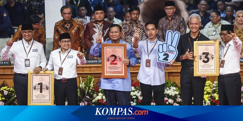 Anies-Muhaimin dan Prabowo-Gibran di Jakarta, Ganjar-Mahfud di Jateng