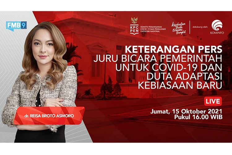 Juru Bicara Pemerintah untuk Penanganan Covid-19 dan Duta Adaptasi Kebiasaan Baru dr Reisa Broto Asmoro.