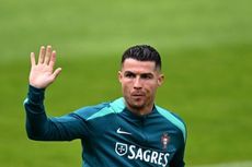 Euro 2024, Aksi Nekat Pendukung Cristiano Ronaldo Terobos Sesi Latihan Portugal