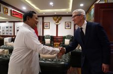 CEO Apple Bertemu Presiden Terpilih Prabowo Subianto Bahas Kolaborasi