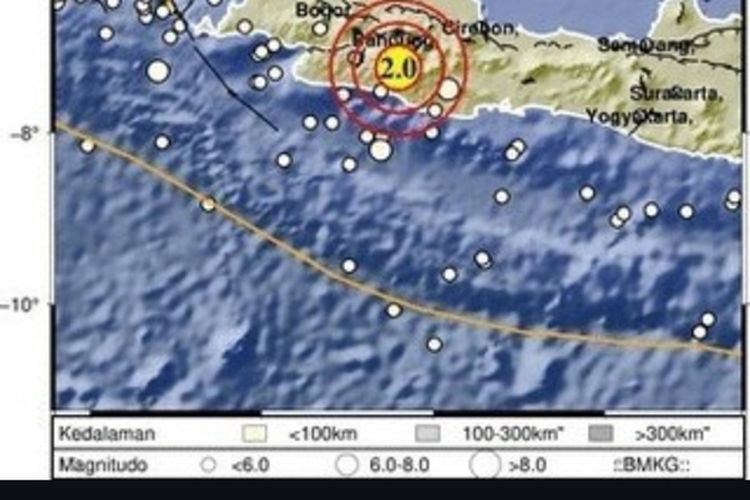 Gempa M 3,0 Guncang Kabupaten Bandung, Warga Pangalengan dan Kertasari Rasakan Guncangan