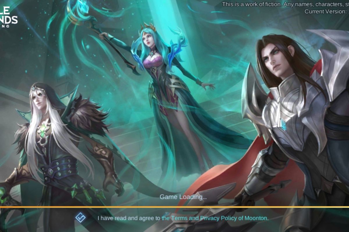 Ilustrasi tampilan loading screen Mobile Legends setelah patch 1.6.94.