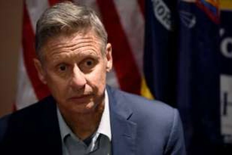 Gary Johnson, calon presiden AS dari jalur independen.