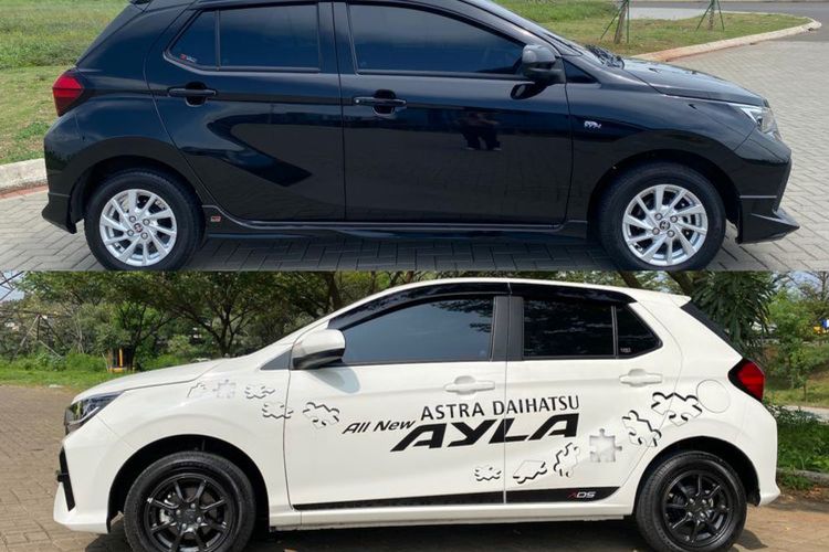 Komparasi desain Toyota Agya dan Daihatsu Ayla