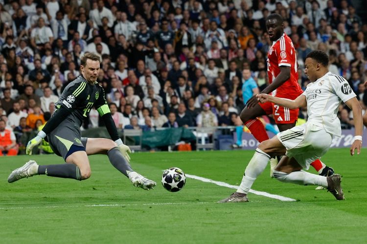 Skor Real Madrid Vs Bayern Muenchen 1-2, Tembok 40 Tahun Manuel Neuer