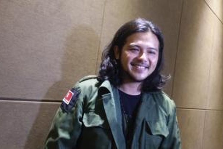 Ramon Y Tungka datang ke jumpa pers film Romansa: Gending Cinta di Tanah Turki, di Hotel Santika TMII, Jakarta Timur, Minggu (11/10/2015).