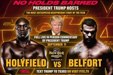 Trump Akan Jadi Komentator Laga Tinju Evander Holyfield Vs Belfort