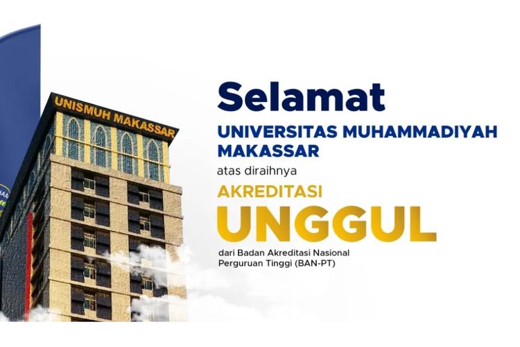 Ilustrasi Universitas Muhammadiyah Makassar gapai akreditasi Unggul dari BAN-PT.