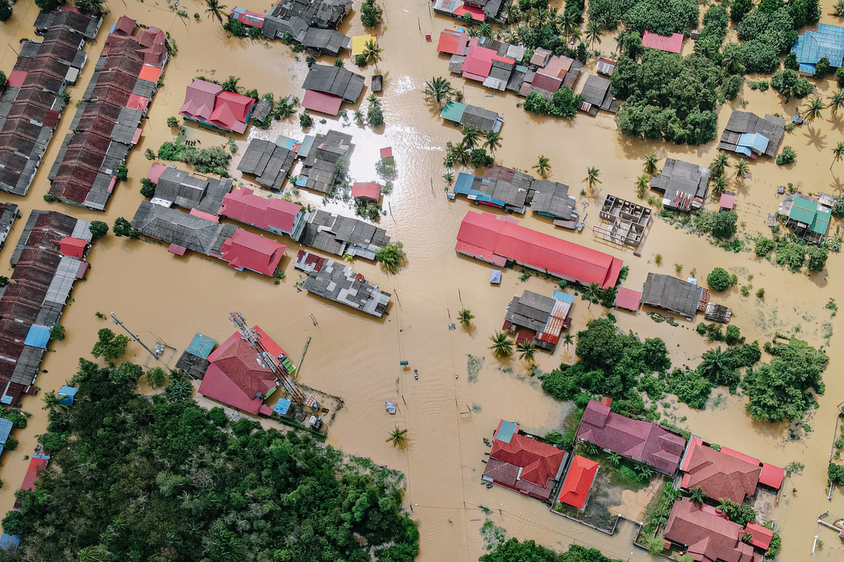 Ilustrasi banjir