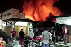 Pasar Kesamben Blitar Terbakar, Ratusan Lapak dan Kios Hangus