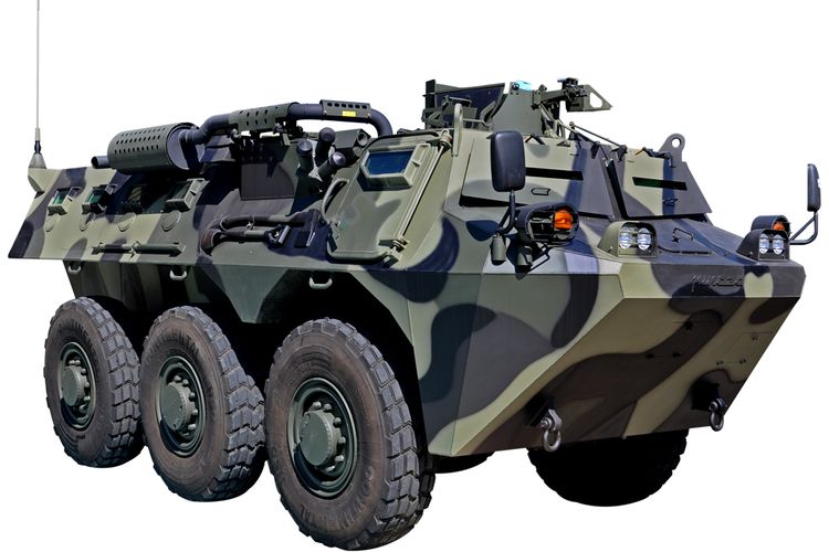 Panser Anoa 6x6 Anoa Command buatan PT Pindad.