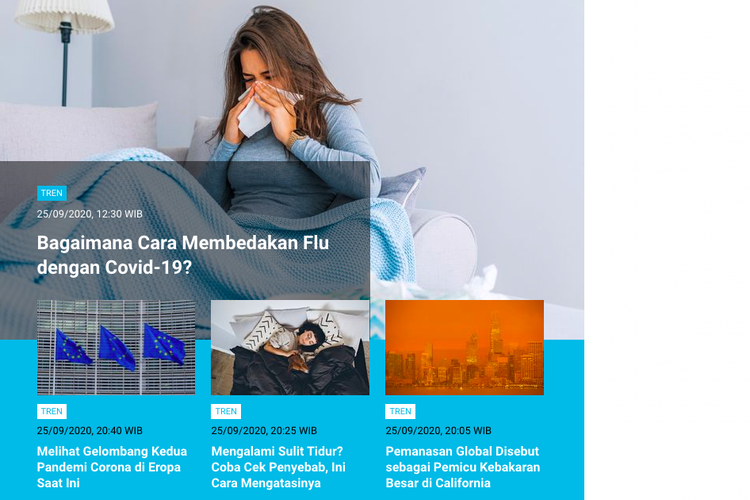 [POPULER TREN] Cara Membedakan Flu dengan Covid-19 | Virus Corona Bermutasi Jadi Sangat Menular