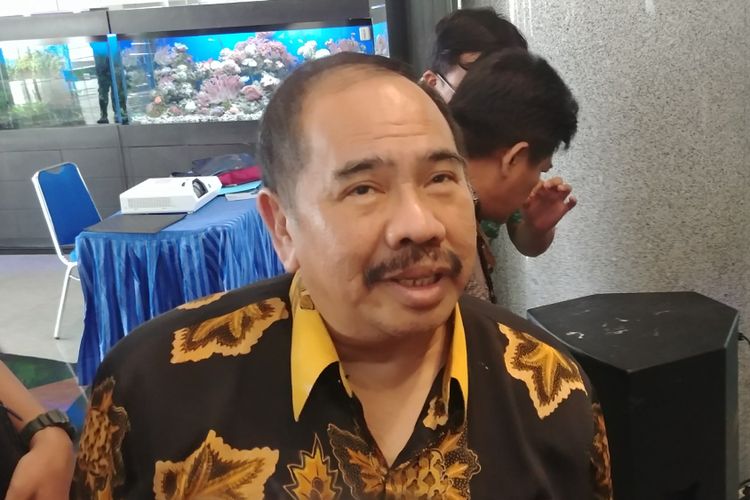 Kepala Pusat Pelaporan dan Analisis dan Transaksi Keuangan (PPATK) Kiagus Ahmad Badaruddin, Selasa (19/12/2017). 