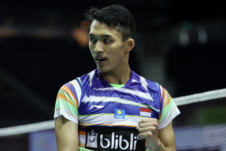 Pebulu tangkis tunggal putra Indonesia, Jonatan Christie.