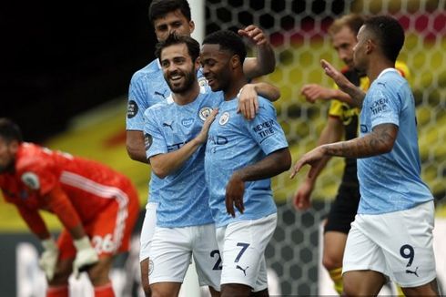 Hasil Watford Vs Man City, Formasi Ke-143 Pep Bawa Sterling dkk Menang Telak