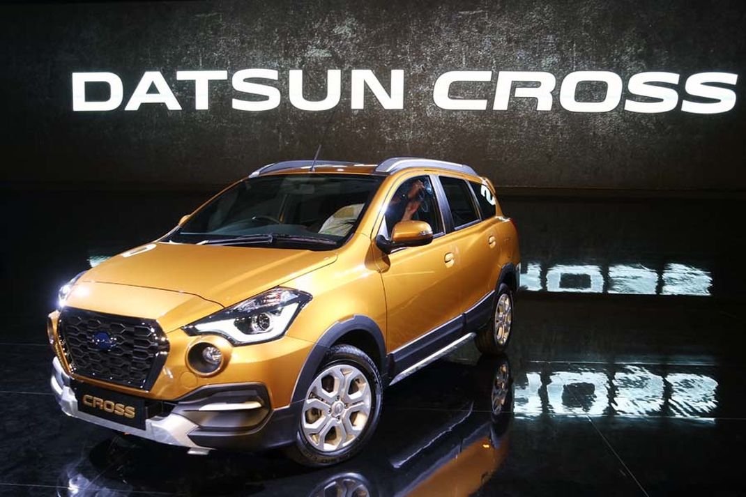 Datsun Cross resmi diperkenalkan untuk dunia, di Jakarta, Kamis (18/1/2018).