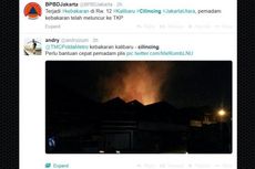 Gudang Kayu di Cilincing Terbakar, Sudah 3 Jam Belum Padam