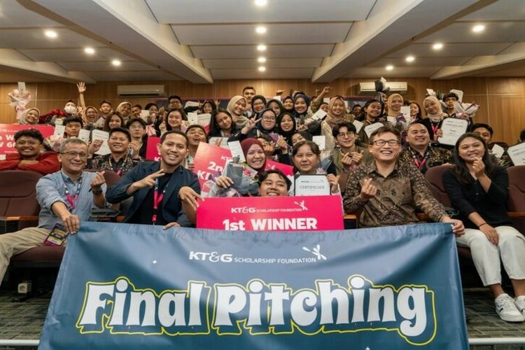 KT&G menggelar kegiatan IR Pitching Day bagi mahasiswa yang ingin menjadi wirausaha pada 28 Oktober 2023 di Universitas Tarumanagara, Jakarta.