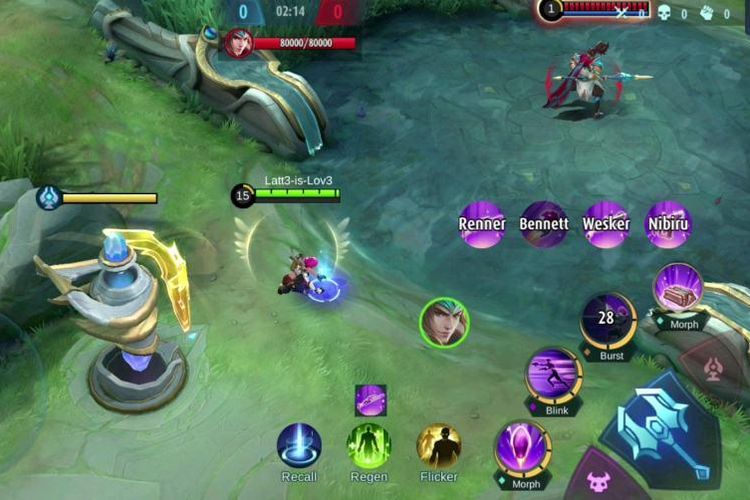 Empat skill dan pilihan senjata yang dimiliki Beatrix, karakter marksman di game Mobile Legends: Bang-Bang