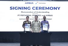 Gandeng Airbus, Pertamina Jajaki Kerja Sama Pengembangan Sustainable Aviation Fuel