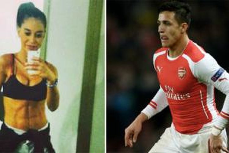 Alexis Sanchez diputuskan pacarnya, Valentina Roth, akibat coba bikin video seks sesi bercinta mereka. 