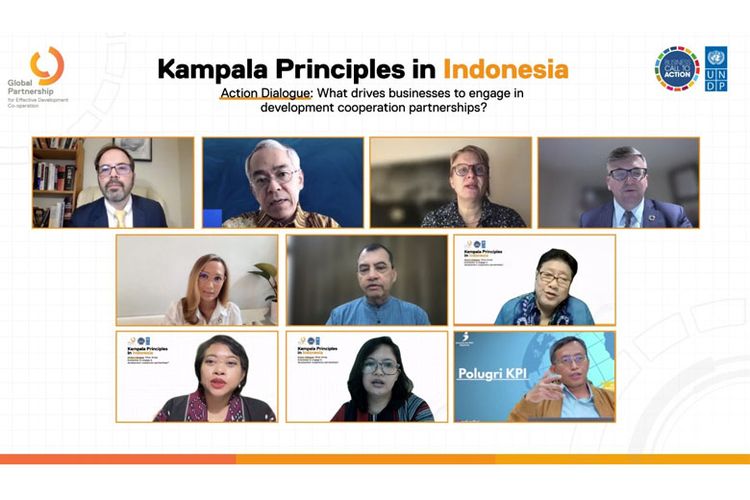 Diskusi virtual bertajuk ?Kampala Principles di Indonesia?, Rabu (9/3/2022). 