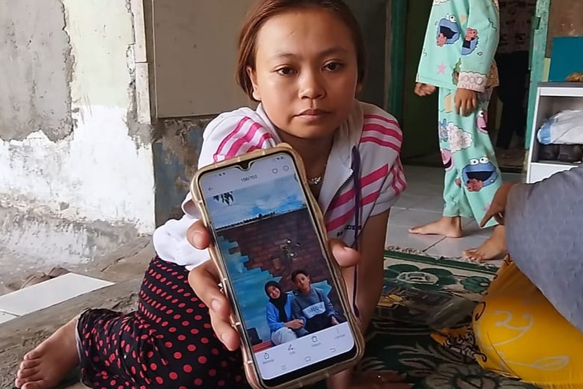 Mia Nur Khasanah, kakak kandung Bintang Balqis Maulana yang tewas mengenaskan di Kediri 