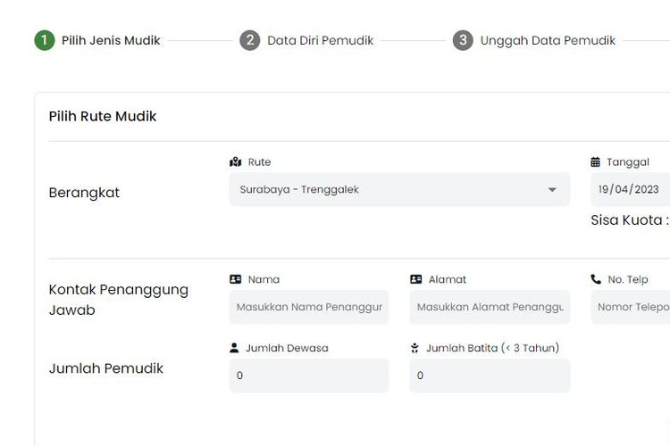 mudik gratis jatim 2023