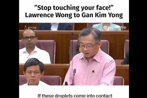 Ramai Cuplikan Pidato Menteri Kesehatan Singapura soal Virus Corona, Ini Selengkapnya.. 