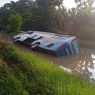Bus Garuda Mas Terjun ke Sungai di Grobogan, Penumpang Pecahkan Kaca Selamatkan Diri