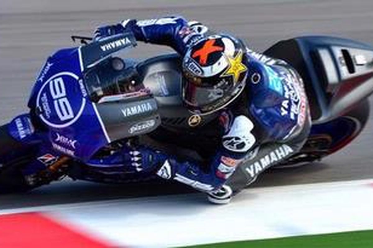 Pebalap Yamaha, Jorge Lorenzo.