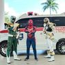 3 Wakil Direktur RSUD Ini Berubah Jadi Power Rangers dan Spider-Man