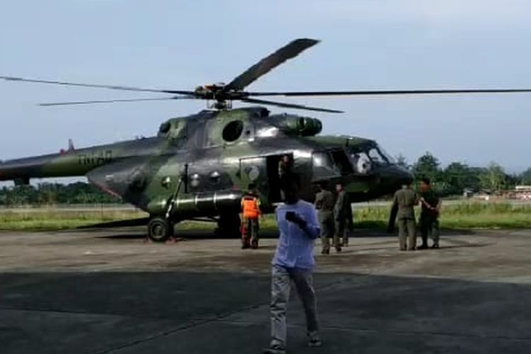 Helikopter MI-17 milik Penerbad TNI AD