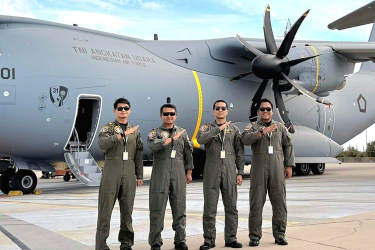 4 Penerbang TNI AU Jalani Pelatihan Simulator Airbus A-400M di Spanyol