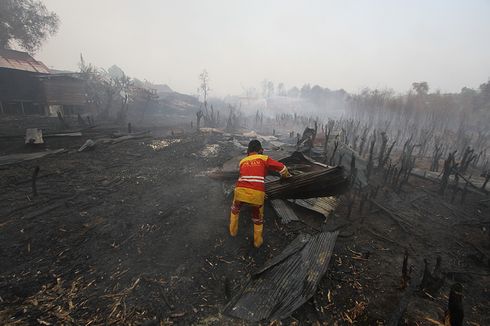 Pemadaman Karhutla di Kalsel Terkendala Minimnya Sumber Air