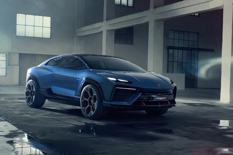 Lamborghini resmi memperkenalkan mobil listrik konsep Lamborghini Lanzador di Monterey Car Week.