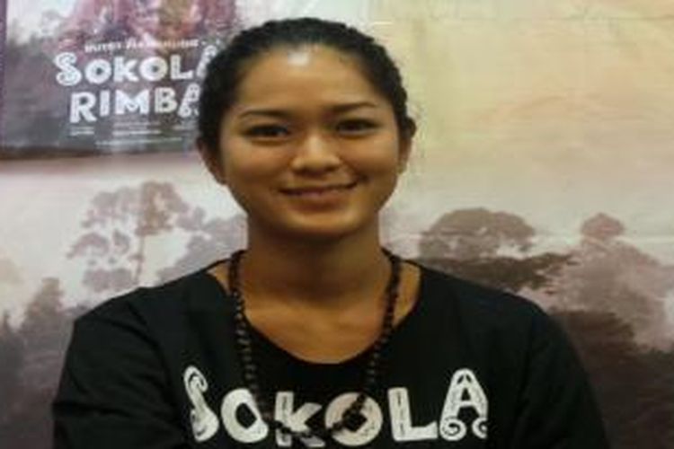 Prisia Nasution, pemeran Butet Manurung dalam film Sokola Rimba