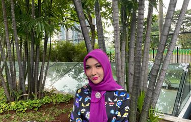 Roro Fitria saat ditemui di kawasan Tendean, Jakarta Selatan pada Senin (29/5/2023). 