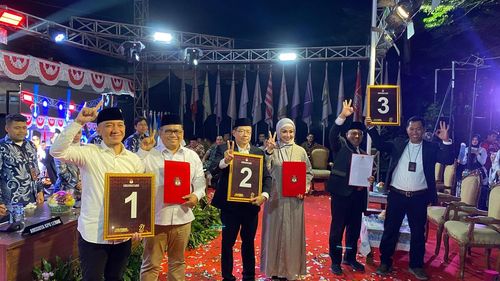 Nomor Urut 3 Pasangan Calon pada Pilkada Lebak 2024