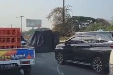 Truk Terguling di Ruas Tol Cengkareng Senin Pagi, Sebabkan Kemacetan