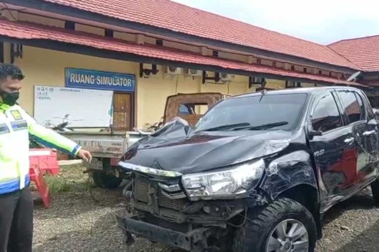 Mobil Dinas Pemda Seluma diamankan di Polrea Seluma