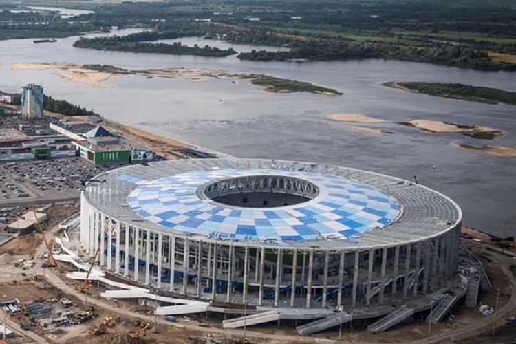 Stadion Nizhny Novgorod di Rusia.