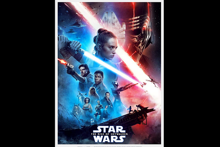 Poster film Star Wars: The Rise of Skywalker.