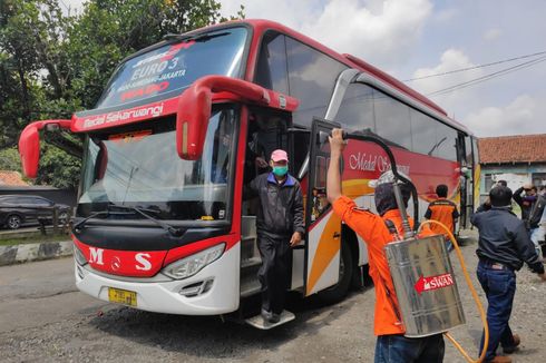 Corona Merebak, Pemudik dengan Bus dari Jakarta ke Sumedang Meningkat