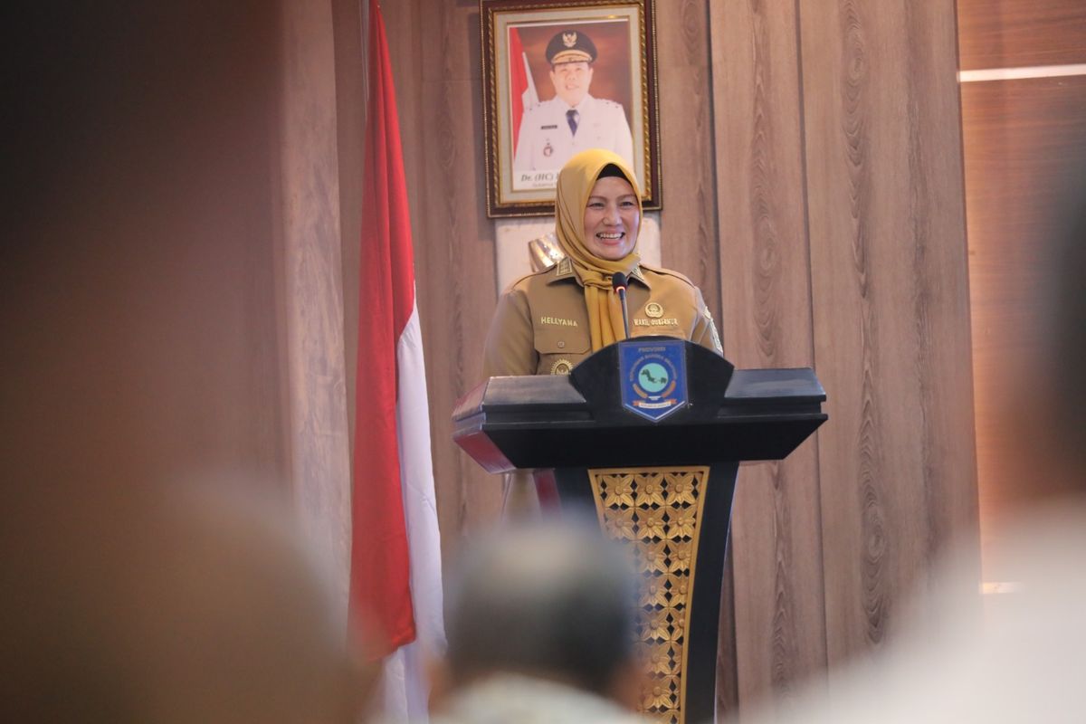 Wakil Gubernur Kepulauan Bangka Belitung Hellyana saat kegiatan 3 Juni 2025.