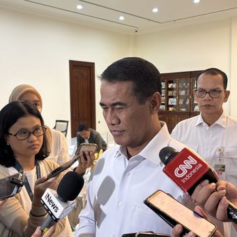 Mentan Andi Amran Sulaiman di rumah pribadi di kawasan Jaksel. 