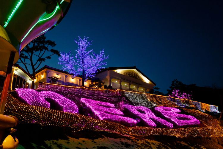 Herb Island Lighting Festival di Korea Selatan
