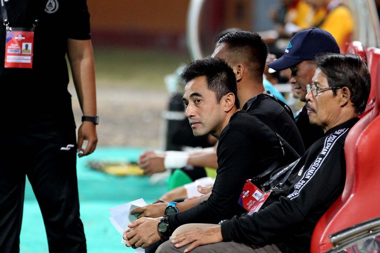 Pelatih PSS Sleman, Seto Nurdiyantoro.