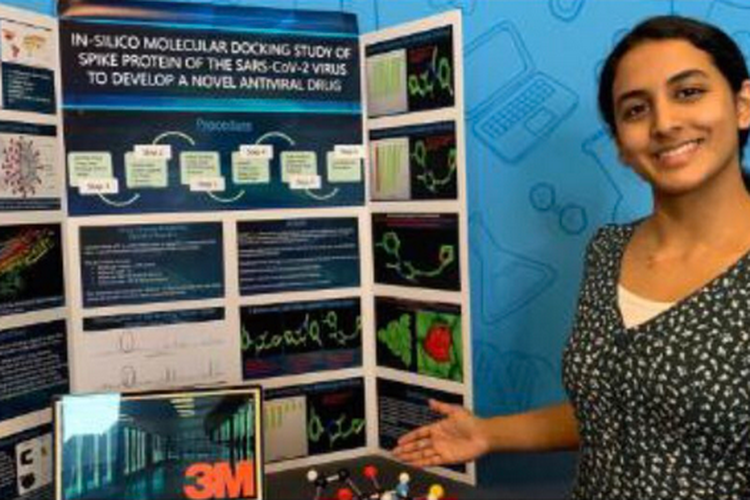 Anika Chebrolu, gadis 14 tahun asal Texas meraih penghargaan tertinggi Sains untuk penemuan molekul coronavirus.